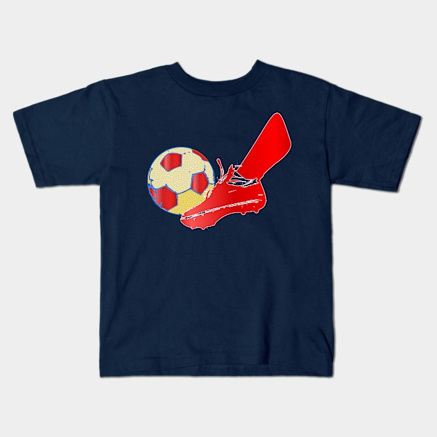 Natl. Soccer -NY Kids T-Shirt by geodesyn